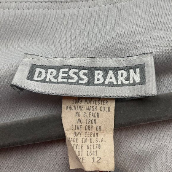 VTG Dress Barn Med-Large Dark Floral Maxi Dress Sheer Y2K  Fairy Whimsical - Picture 6 of 15